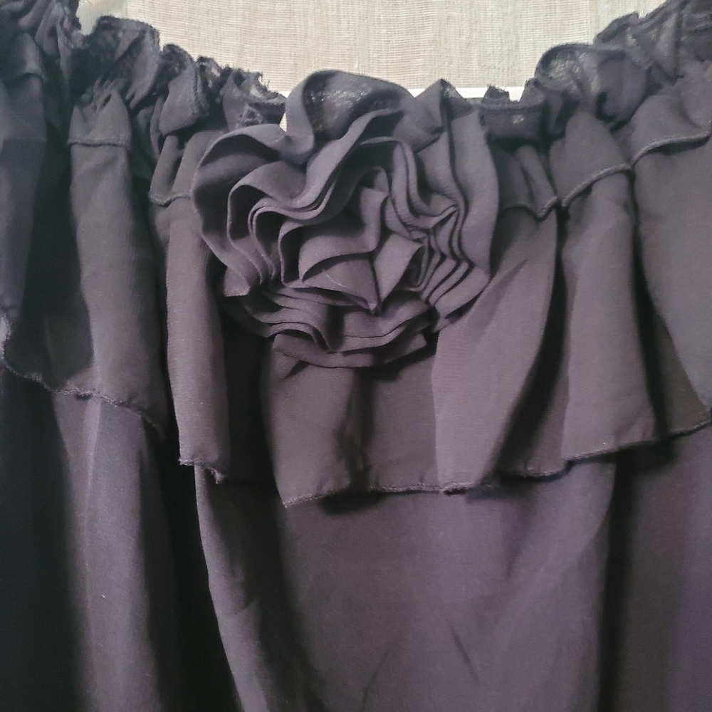 Live 4 Truth Off-Shoulder Ruffle Blouse - Picture 7 of 7